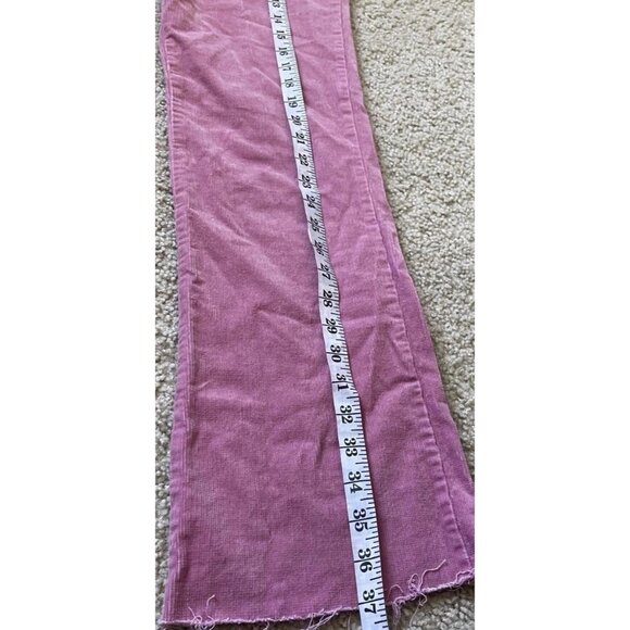 Vintage Solid Jeans Angel Bootcut Stretch Corduroy Pants Pink Cigarette Sz 5 - Picture 4 of 15